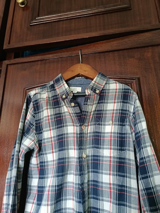 Camisa criança xadrez macia