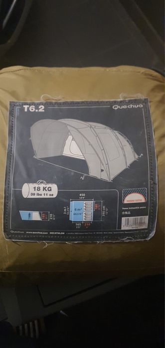 Rezerwacja *** Namiot Quechua 6 osobowy T6.2