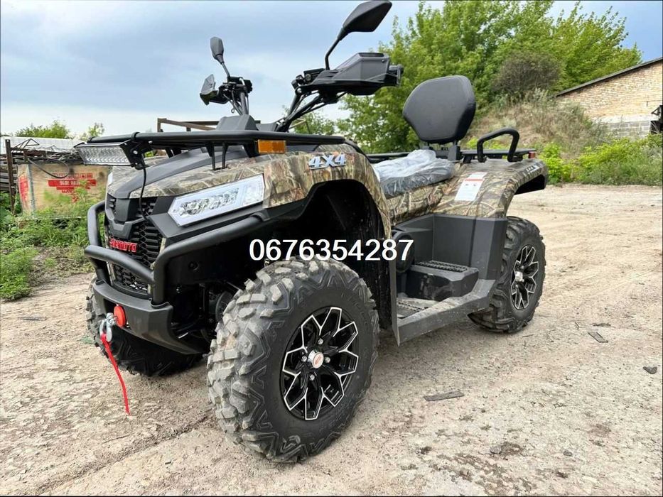 Квадроцикл SokMoto RAPTOR 450L 4х4 EFI EPS*Доставка-О* Gen II (camo)