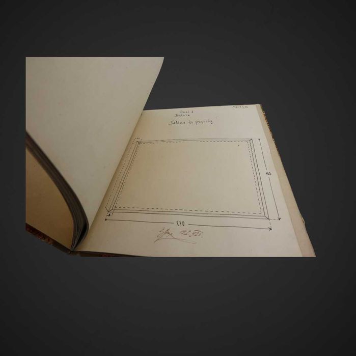 Rzadki rękopis Plany i szkice do prac Gralikowska1924/25 b5/060755