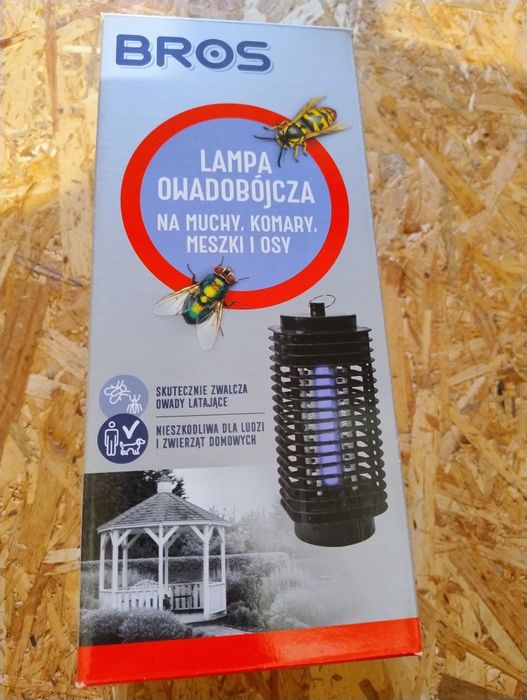 BROS Lampa owadobójcza na komary, muchy, meszki, osy