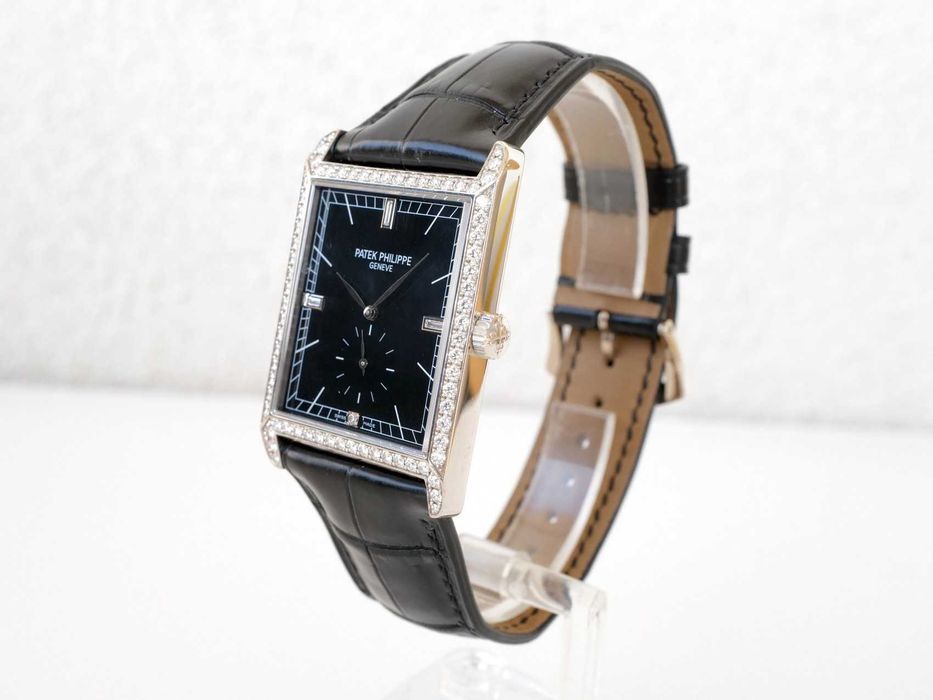 Patek Philippe Gondolo 18K White Gold Diamond Bezel Dial