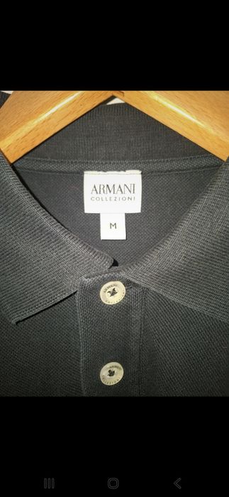 Polo Preto Armani - Homem (M)