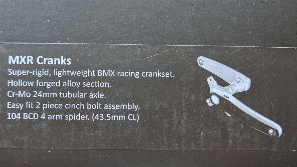 Korba Gusset MXR  BMX. Dirt jumper