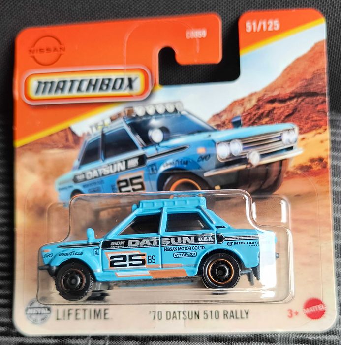 Matchbox '70 Datsun 510 Rally
