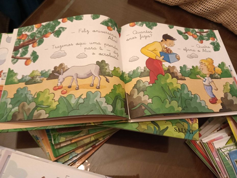 Coleção de livros completa do abecedário