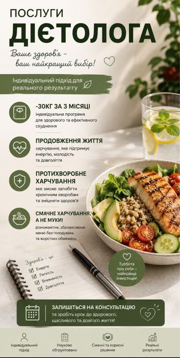 Послуги Дієтолога
