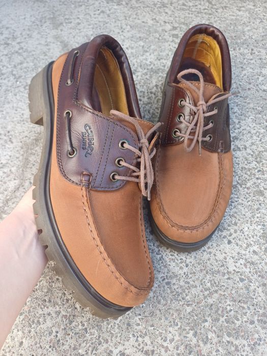 Чоловічі шкіряні туфлі  топсайдери  Camel boots,  43 розміру  устілка  28 см.