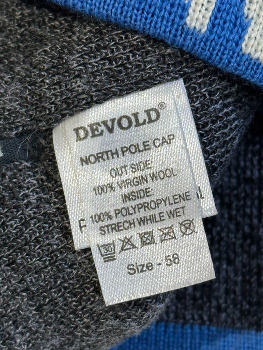 DEVOLD NORTH POLE wełniana czapka 100% wełna MERINO narty góry 58