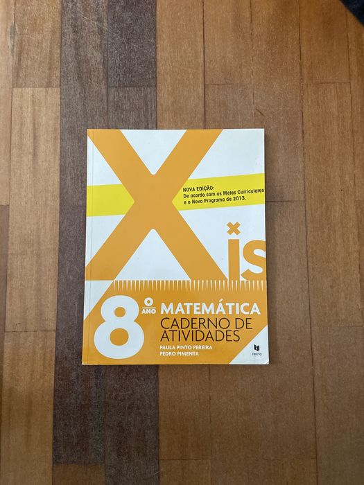 Manual Escolar - Caderno de Atividades Matemática - 8 Ano
