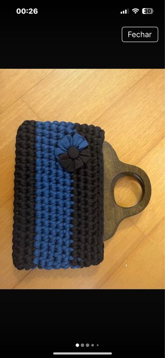 Tres malas em crochet novas