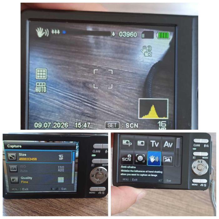Крутий TEVION SUPRA 8-кратний ЗУМ 16mp CCD digicam+Првний комплект