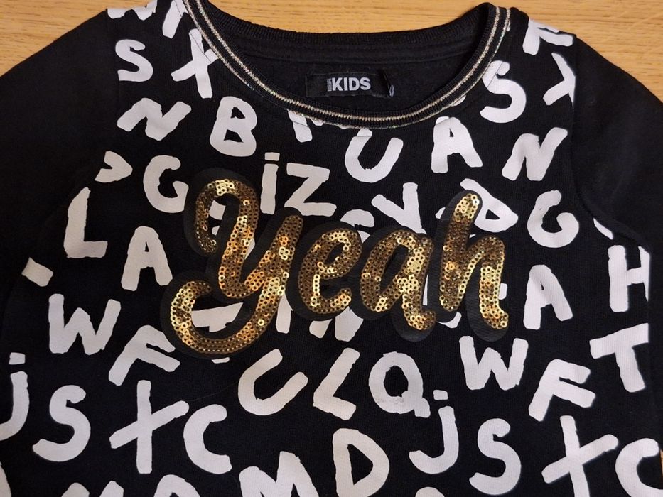 Europe Kids dresowa sukienka r.  98/104 # tunika,  dłuższa bluza