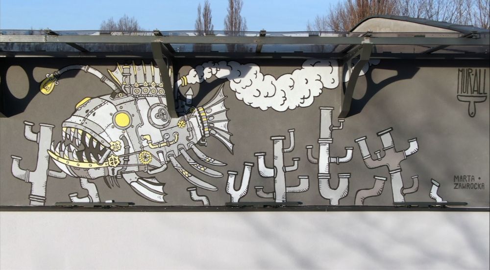 Artystyczne malowanie ścian. Mural, graffiti