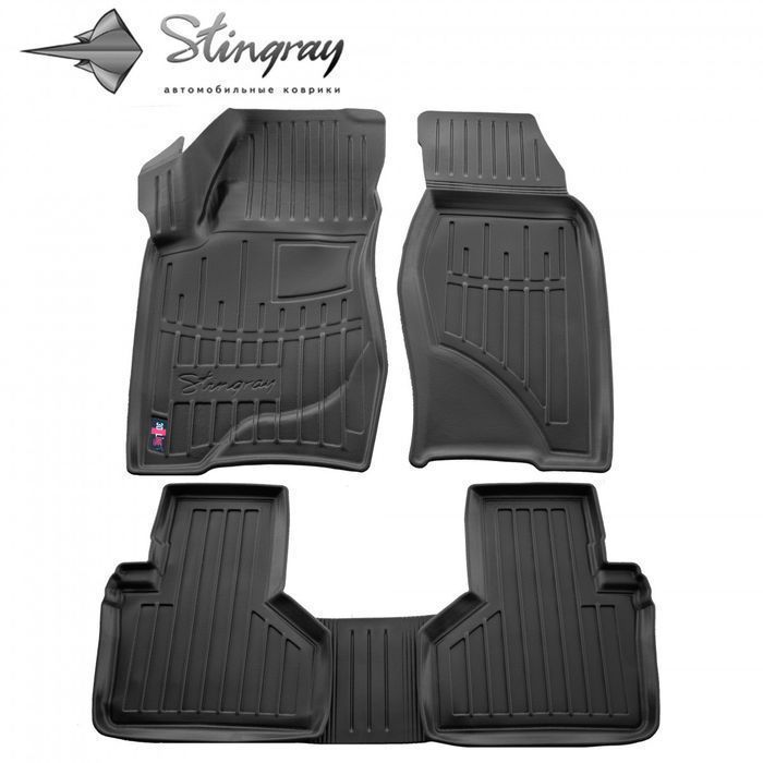 3Д гумові коврики в салон CHEVROLET Niva\ Lacetti \ Trax\ Aveo\Шевроле