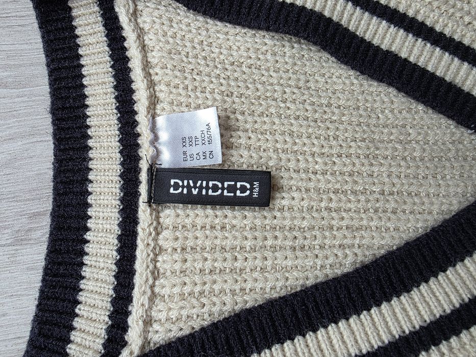 Kamizelka dzianinowa XXS H&M Divided