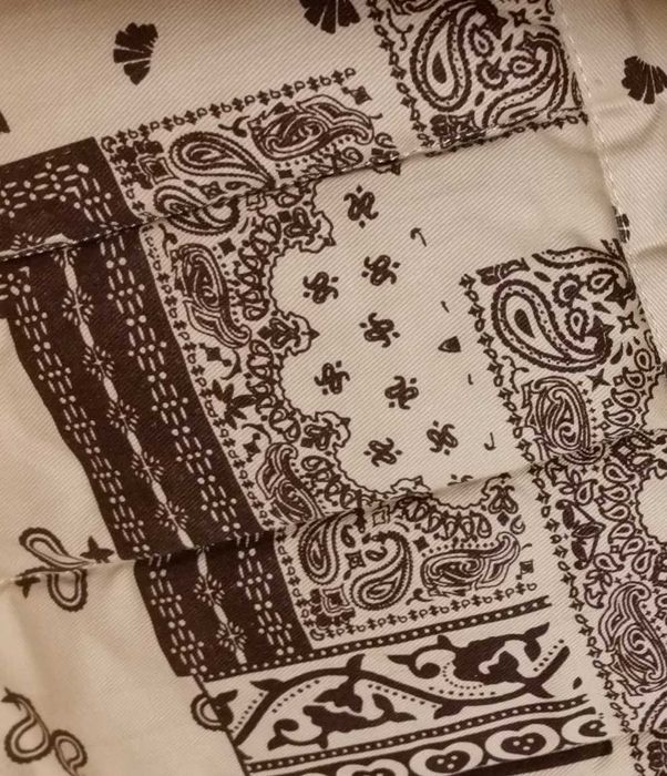 BANDANA L/XL streetwear koszulowa kurtka boxy koszula bomber hip hop