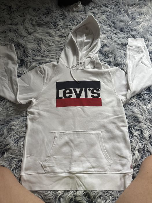 Bluza Levis L meska biała jak nowa !