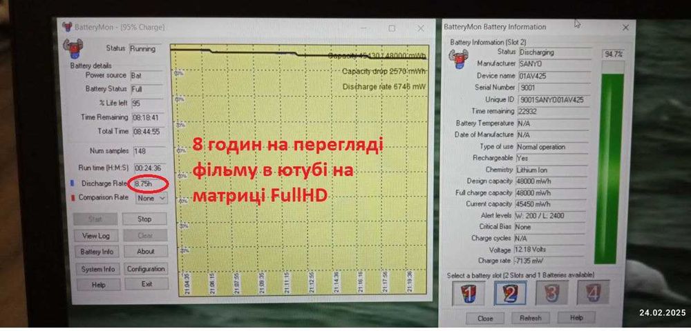Ультрабук\ 14" FullHD IPS \ Intel i5-6300\ ddr4\ ssd\ 7 годин
