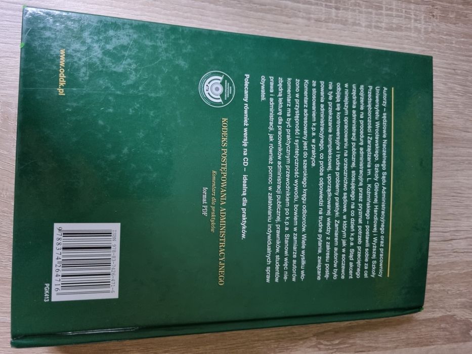 Kodeks Postępowania Administracyjnego Komentarz dla praktykantów