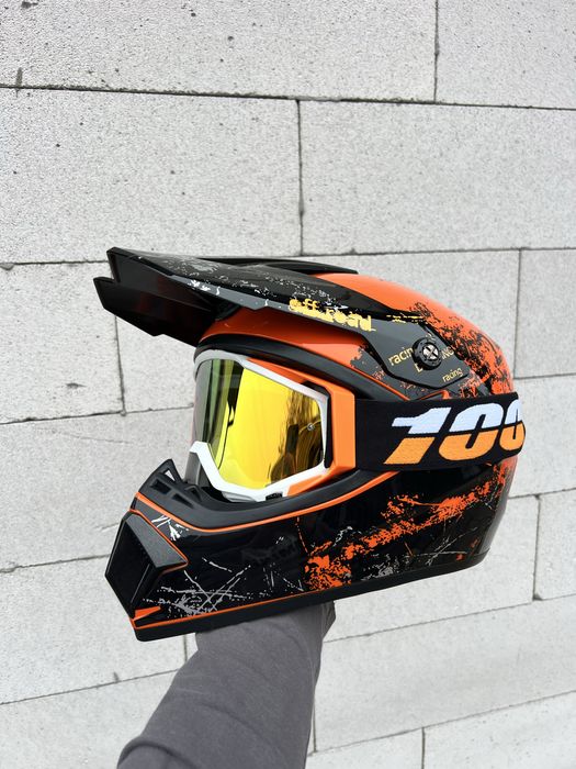 Мотошлем, эндуро шлем, кроссовый шлем, вело шлем, шлем для мотоцикла