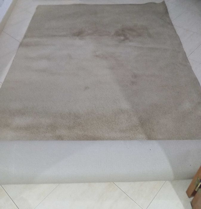 2 Tapetes Bege/Pérola para Sala ou Quarto  1,64cm x 3,15
