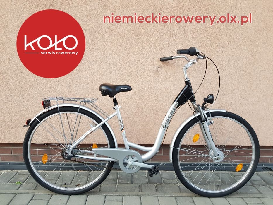 Rower damski miejski FISCHER koła 28 SHIMANO aluminium okazja WYSYŁKA