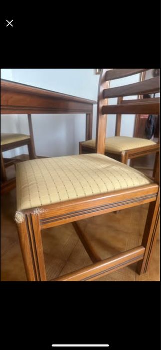 Dining table with 6 chairs64550977239555122