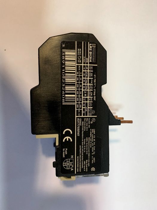 Telemecanique Thermal Block LR D09 312, Adjustable Range 5.5 A to 8 A64584568957057121