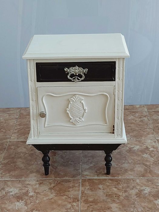 Conjunto de 2 mesas de cabeceira vintage
