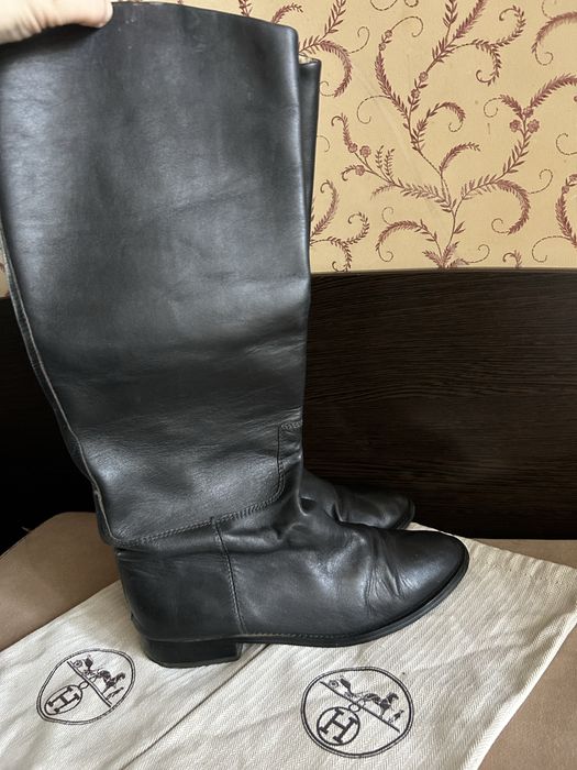 Hermes оригінал вінтажні жокейські чоботи труби