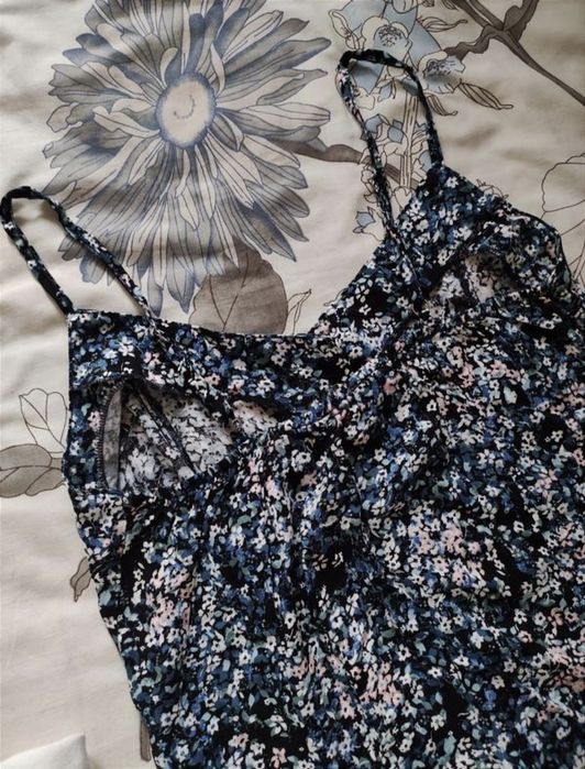 Літня сукня у квітковий принт міді максі плаття сарафан у квіти colins