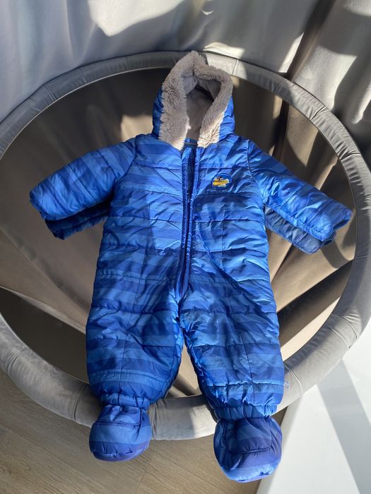 Зимовий дитячий теплий комбінезон 62/68