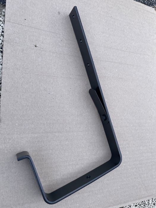 Niagara Pruszyński kwadrat uchwyt rynny antracyt