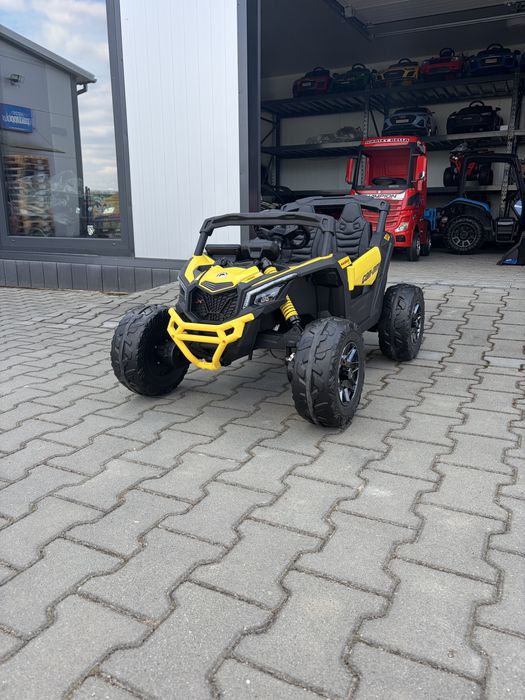 Auto na Akumulator BUGGY CAN AM MAVERICK Turbo RR 4x200W 24V 5Ah Żółty