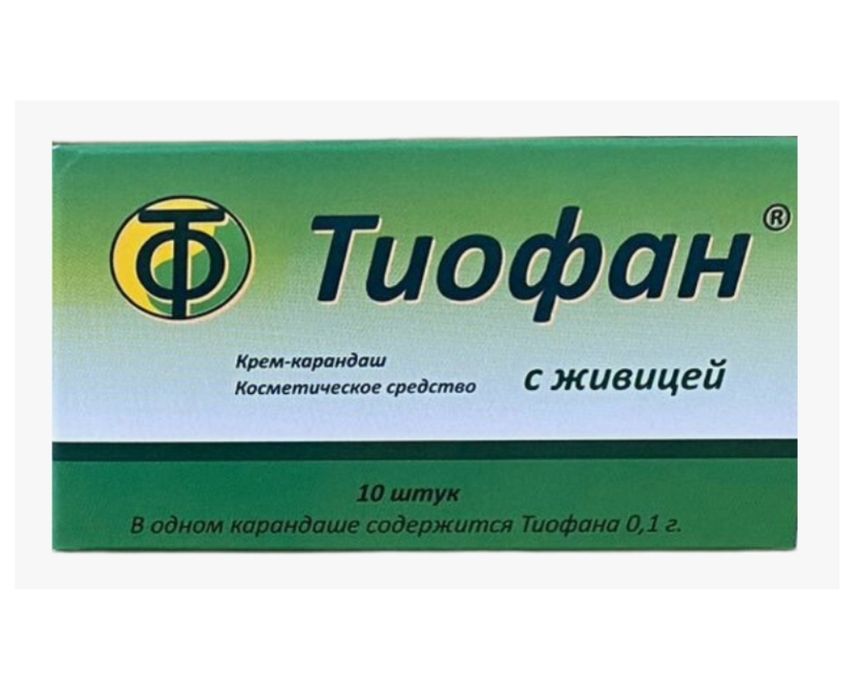 Свечи тиофан живица