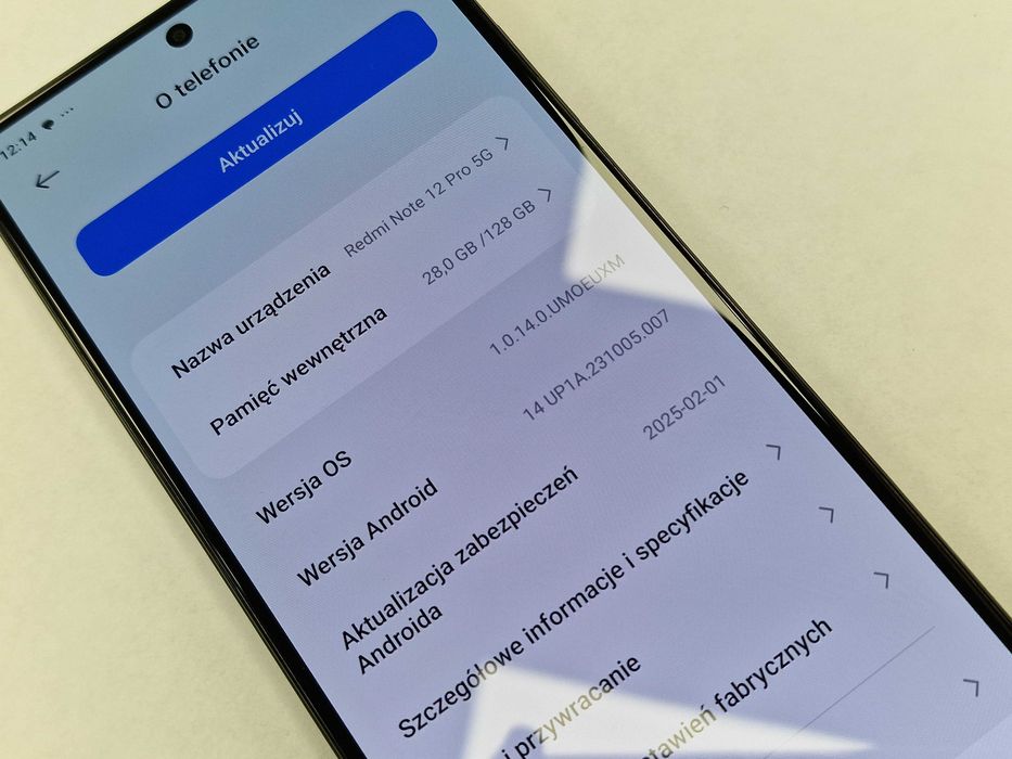 Xiaomi Redmi Note 12 PRO 5G D/S/ 6GB/ 128GB/ Midnight Black/ Grade A-