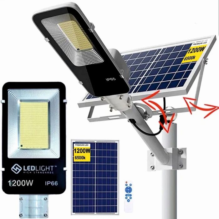 Lampa solarna uliczna 1200W