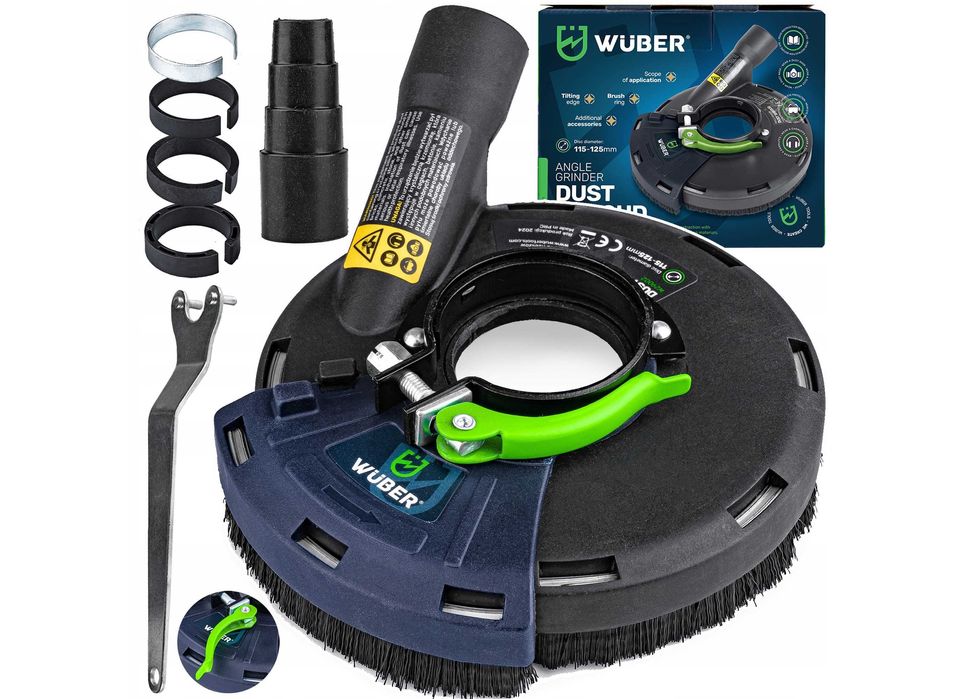 OSŁONA PRZECIWPYŁOWA odsysająca do SZLIFIERKI kątowej 115-125mm 2218