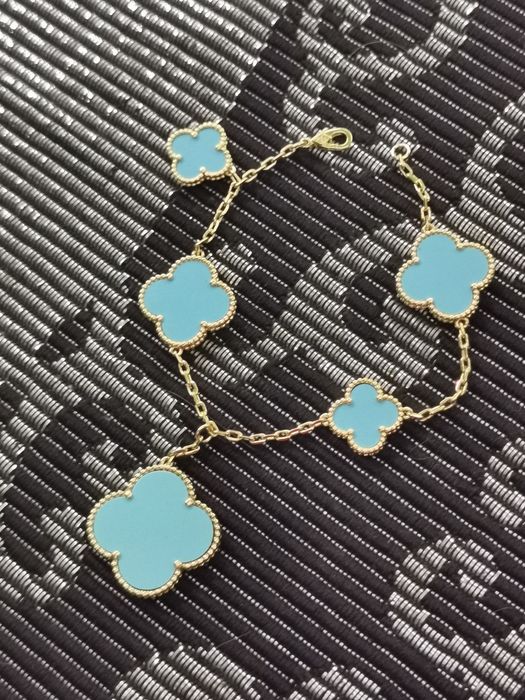 Браслет ван клиф клевер van cleef