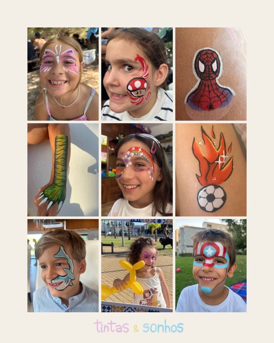 Pinturas Faciais, Mascote, Jogos, etc.  - Animação de Eventos