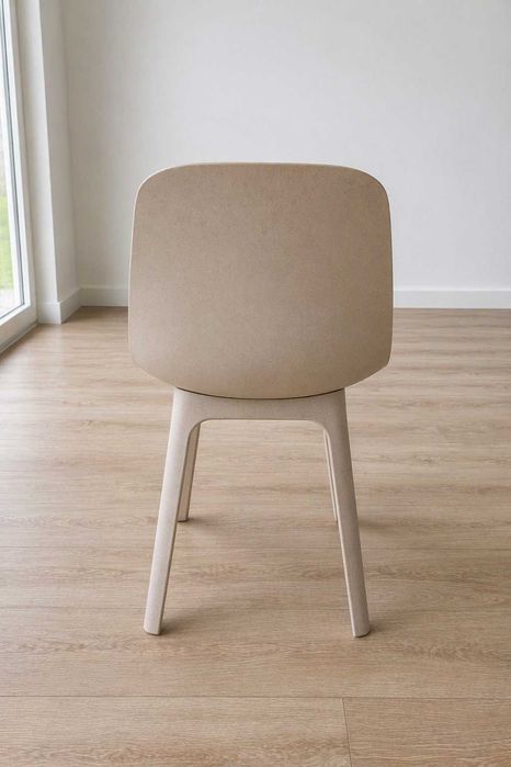 Mesa de Jantar Design em Vidro Branco + 4 Cadeiras Modernas | Excelente Estado