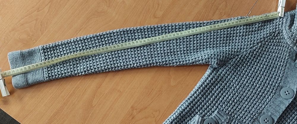 Sweter rozpinany z kapturem rozmiar 38