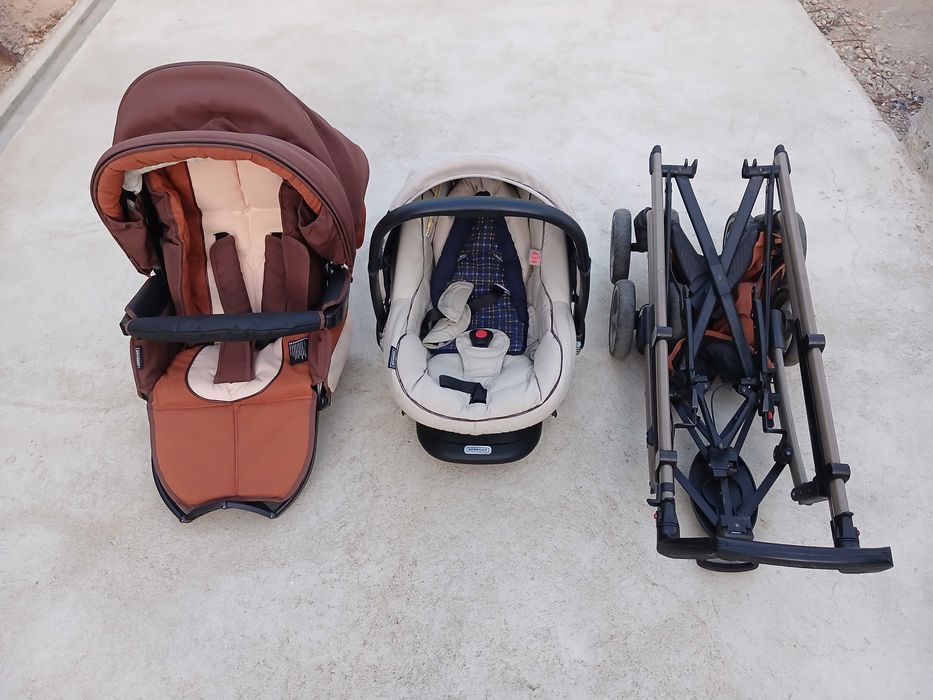 Conjunto de carrinho de bebé