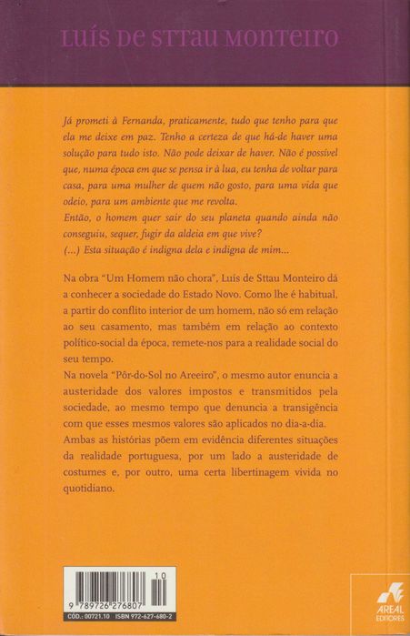 Um Homem não Chora - Luís de Sttau Monteiro