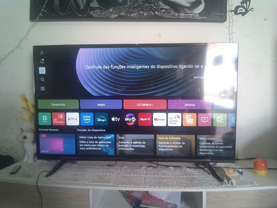 TV 4k em excelente estado