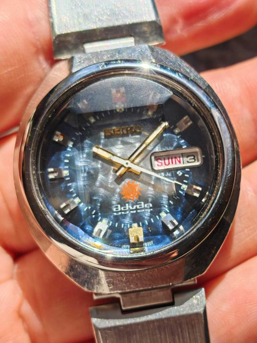 Seiko Advan 6106-7670 blue diamond dial JDM