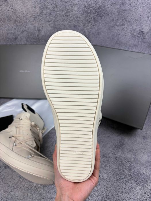 Ботинки Rick Owens Geobasket Megalace White рик овенс мегалейс