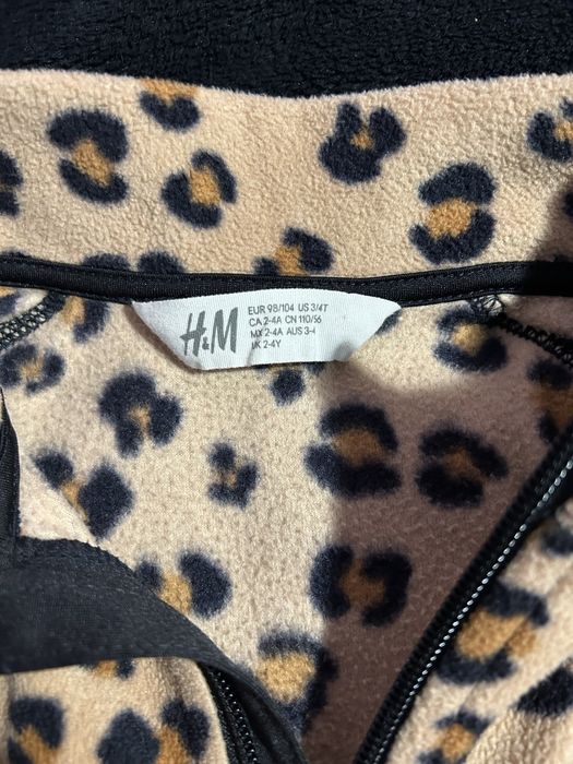 Polarowy komplet w panterkę H&M