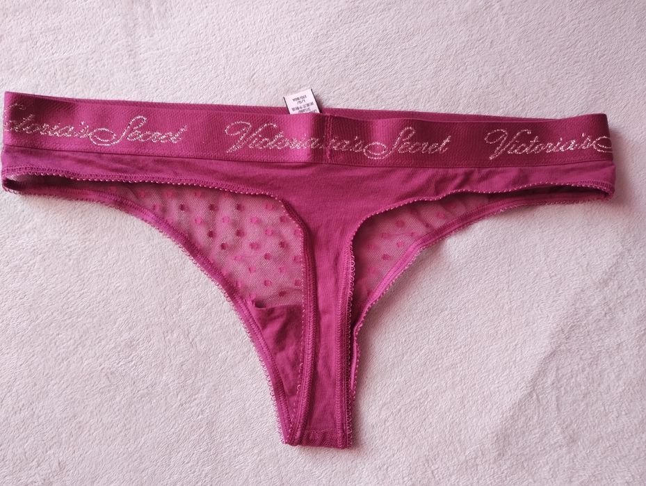 Nowe majtki damskie stringi rozm L Victoria's Secret